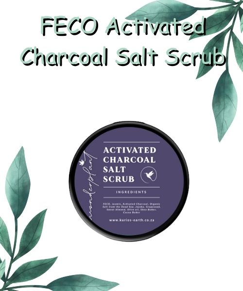 FECO Activated Charcoal Salt Scrub